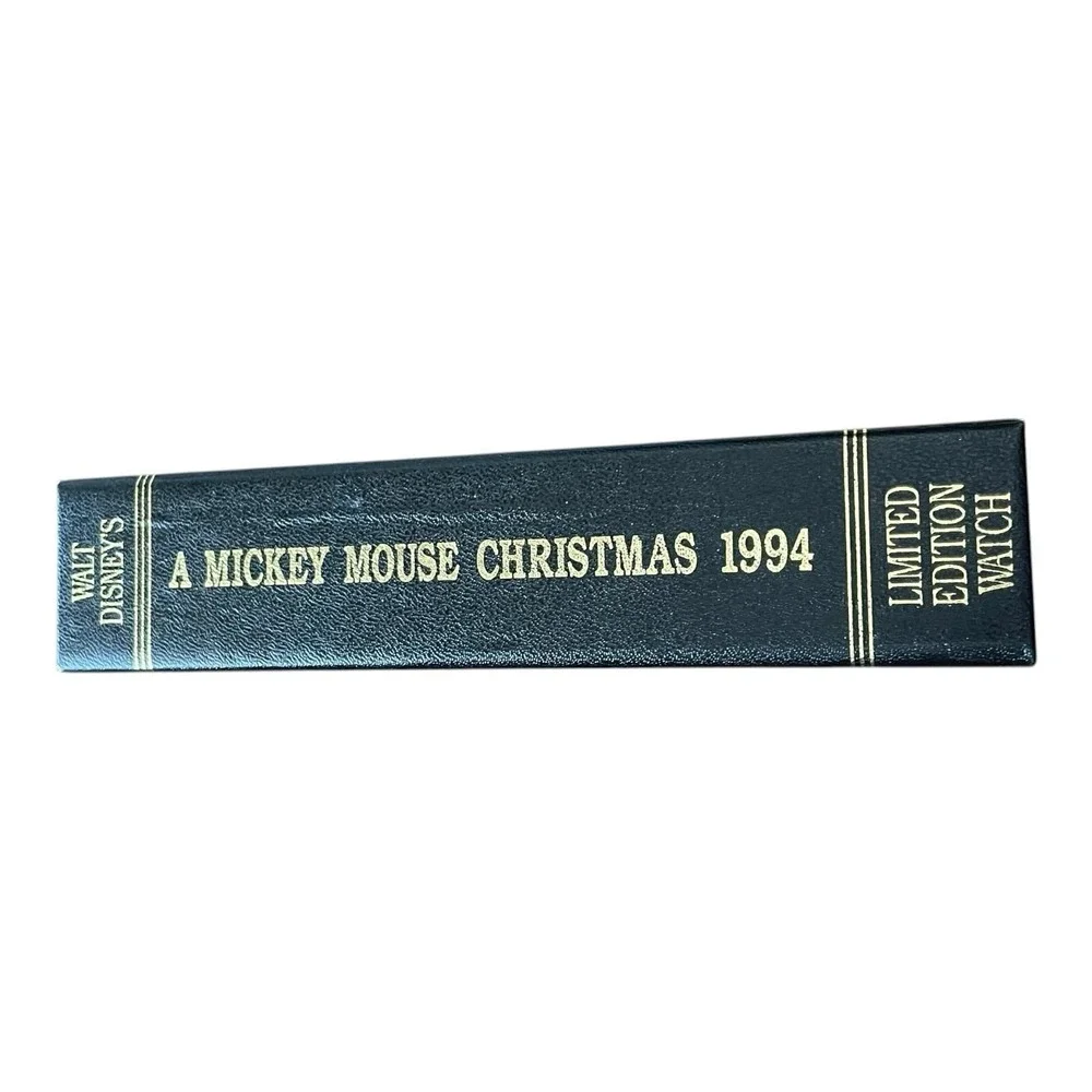 Vintage Disney Parks Exclusive 1994 A‎ Mickey Mouse Christmas Watch 0628/2000